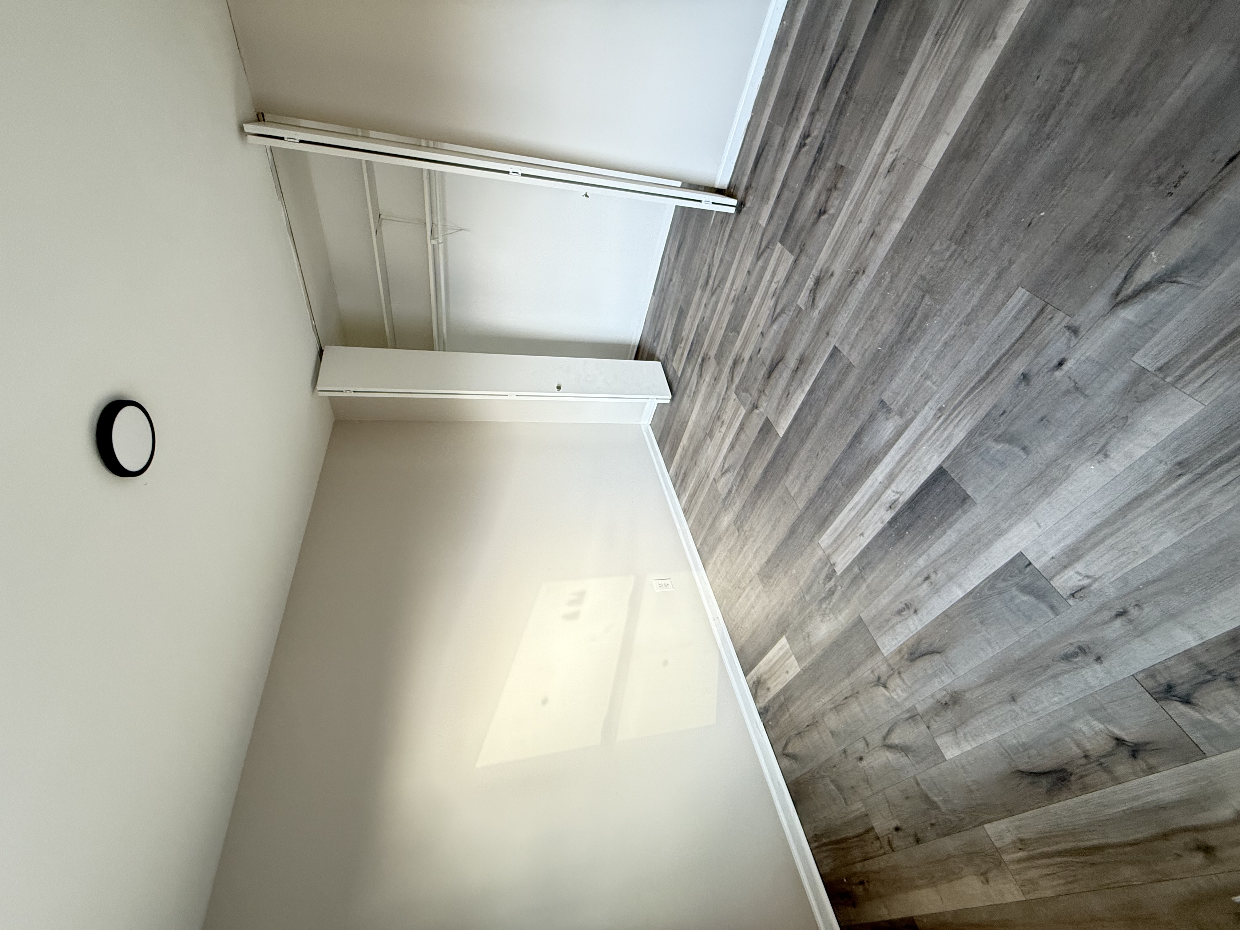 Closet with shelving